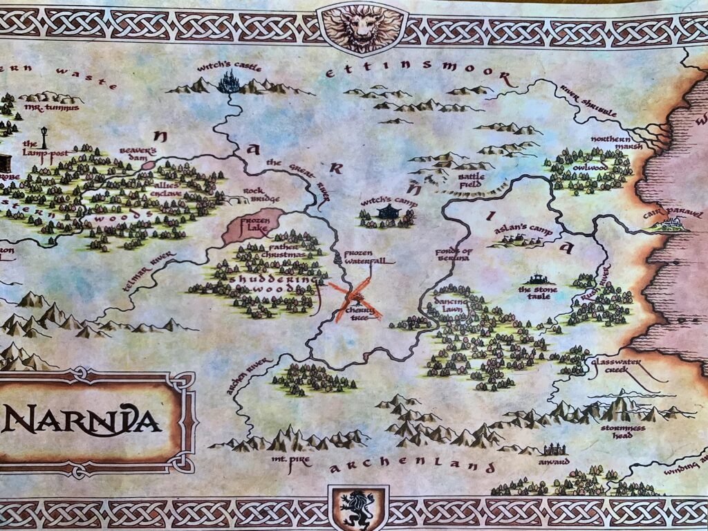 Narnia map