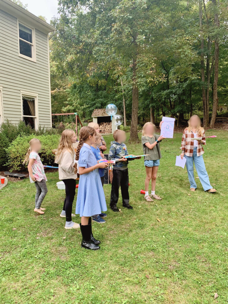 Kids presentations at book club