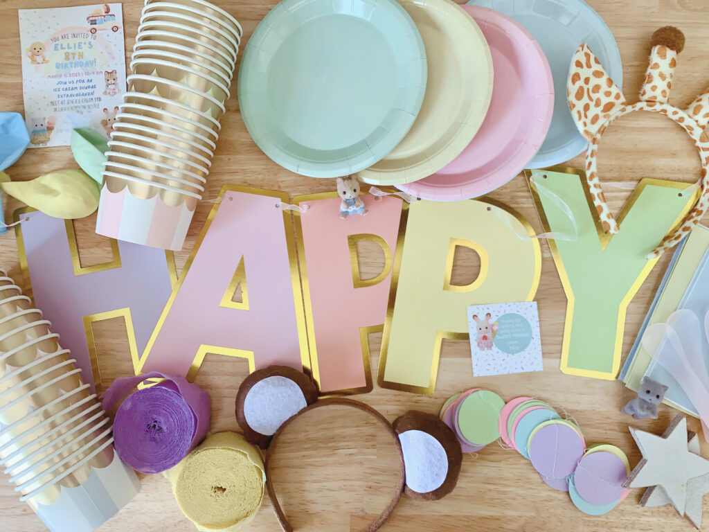 calico critter party supplies